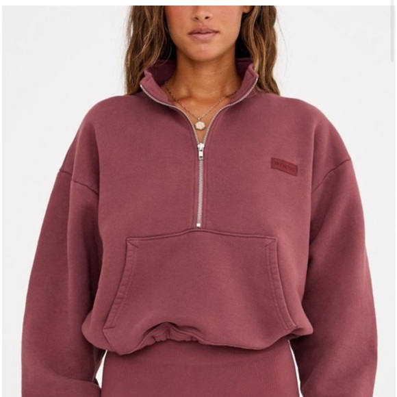 SET ACTIVE Sweaters - Set Active Cropped Quarter Zip